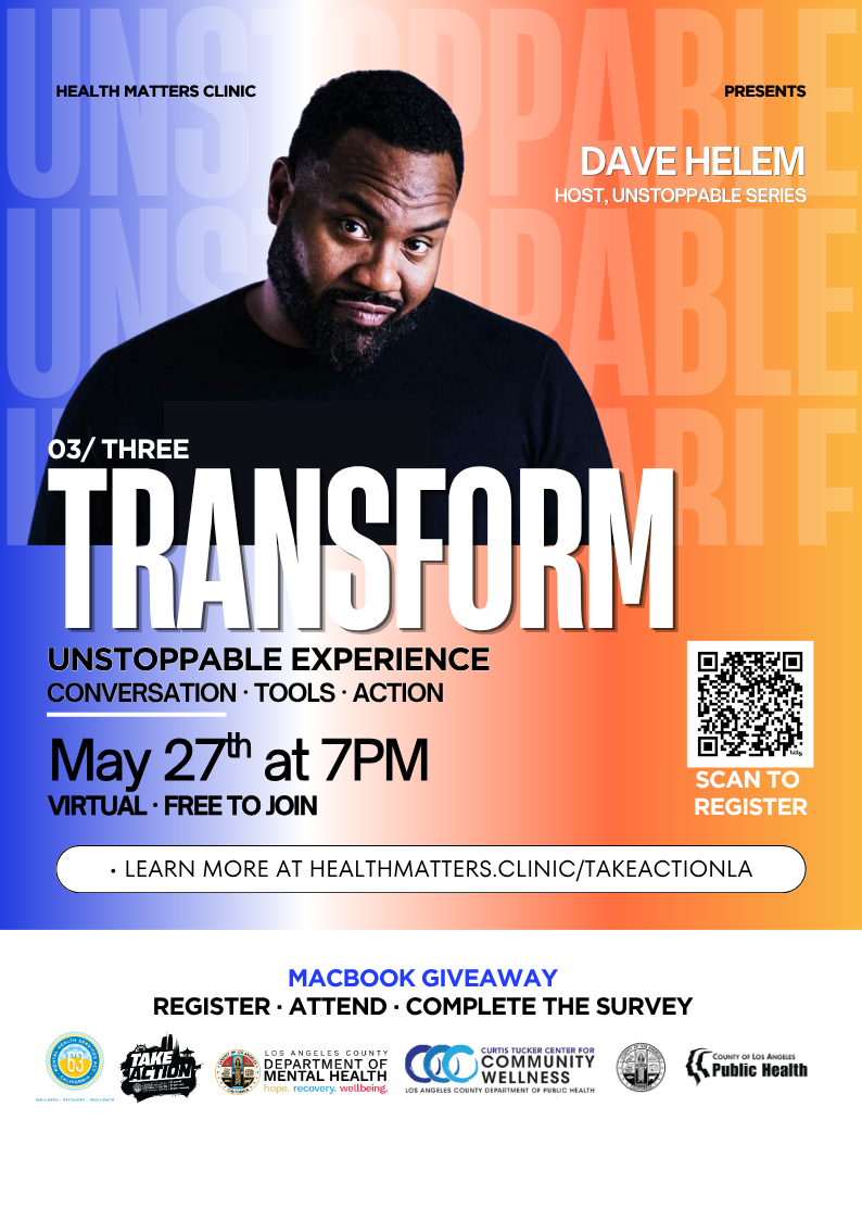 TRANSFORM — Unstoppable Experience Virtual with Dave Helem, May 27 2026